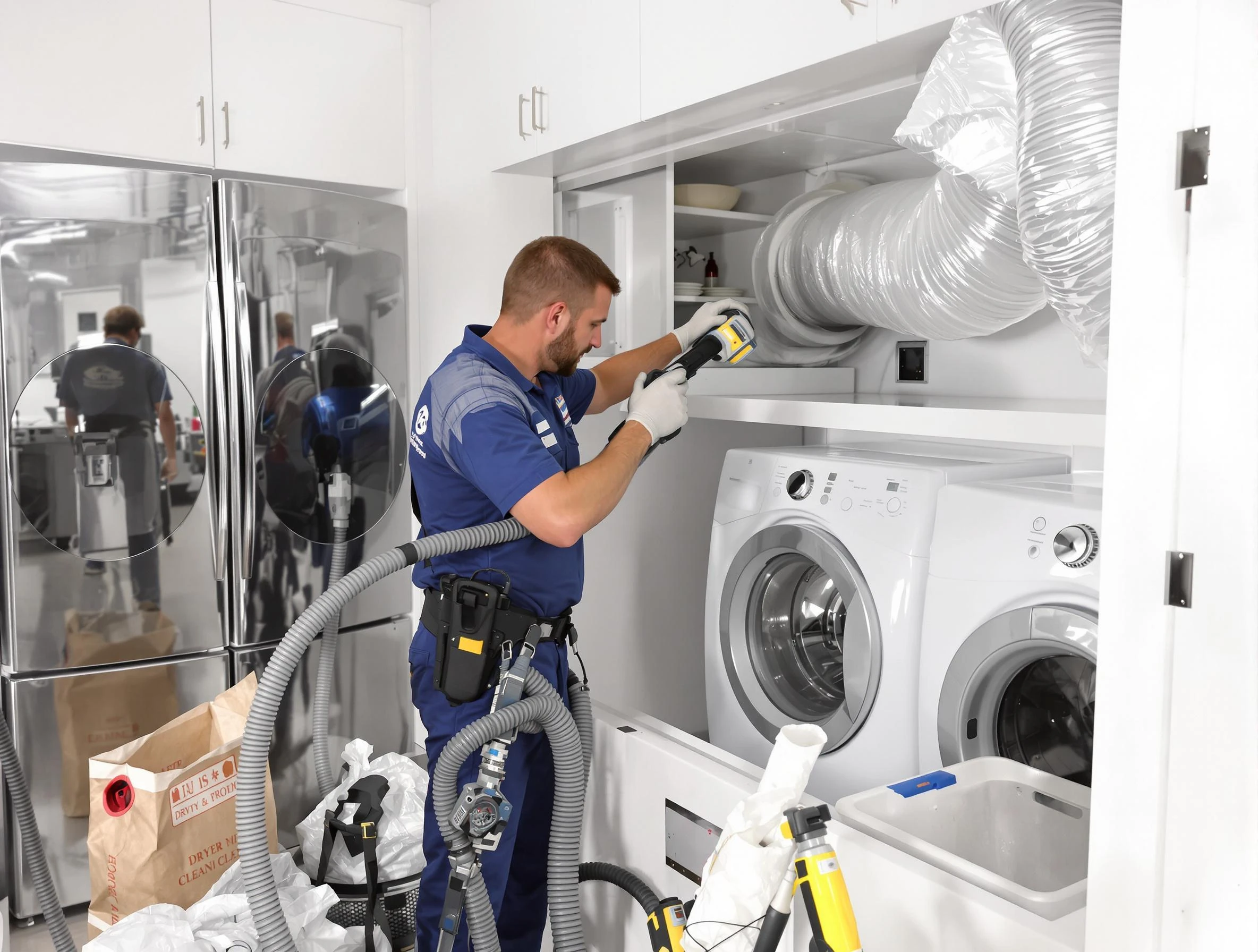 Professional duct cleaning by Salem Dryer Vent Cleaning in Salem